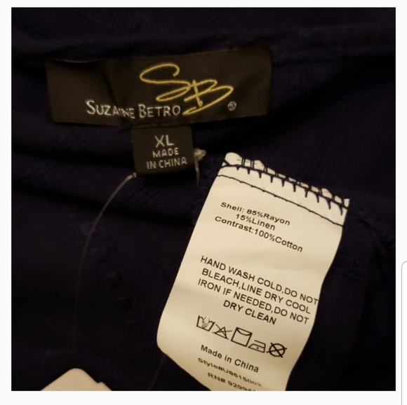 New Suzanne Betro Eyelet Ladder Lace Cardigan - Picture 8 of 8